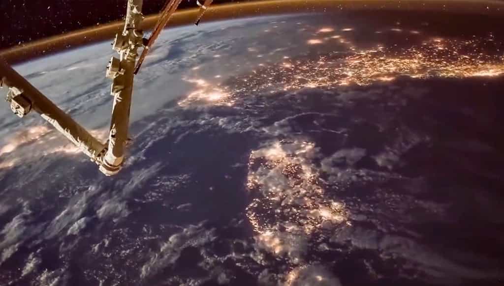 ISS : les lumières de la Terre vues de la Station spatiale