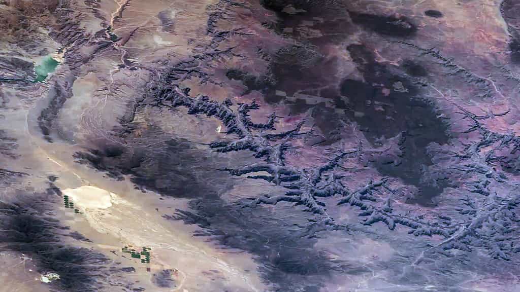 Le Grand Canyon vu de l'espace