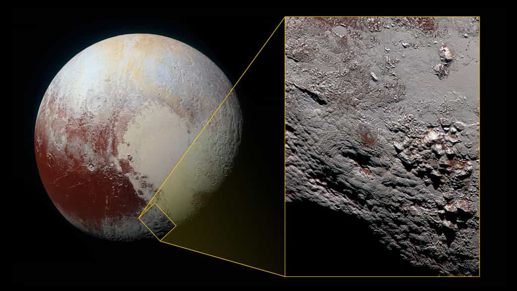 New Horizons survole la surface gelée de Pluton
