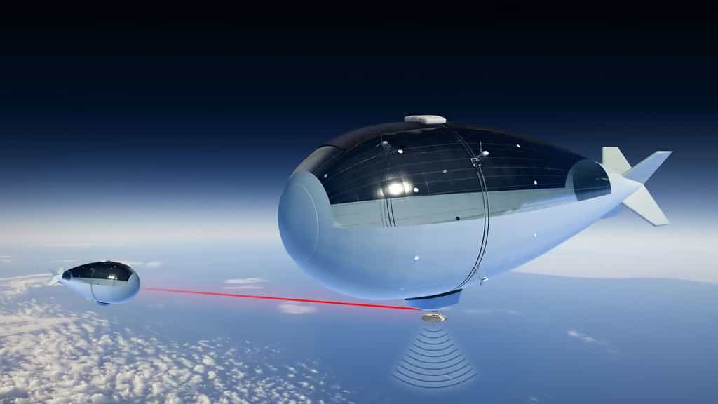 Stratobus, une plateforme gonflable stationnaire dans la stratosphère