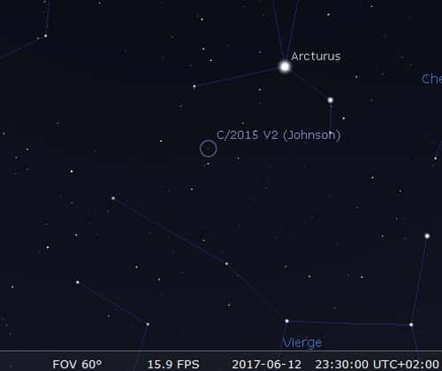 Passage au plus près du Soleil de la comète C/2015 V2 Johnson