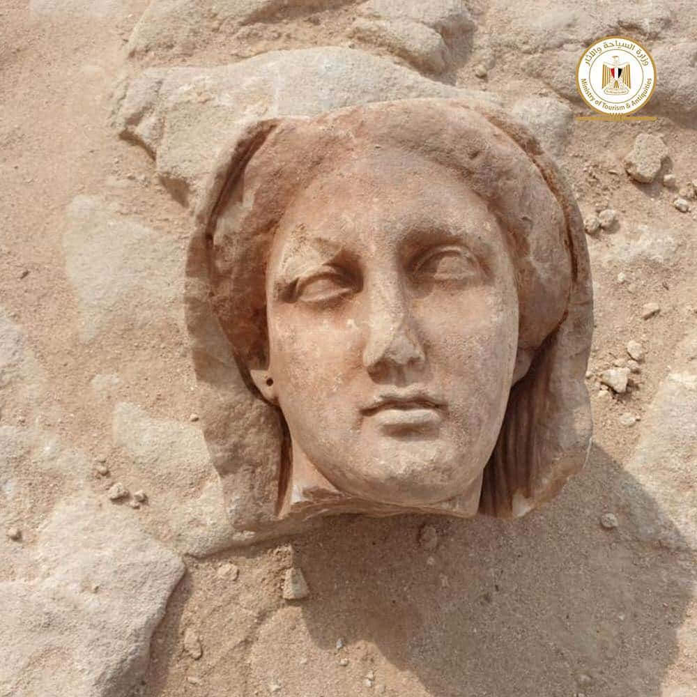 L'une des statuettes découvertes sur le site. © Ministère du Tourisme et des Antiquités égyptien