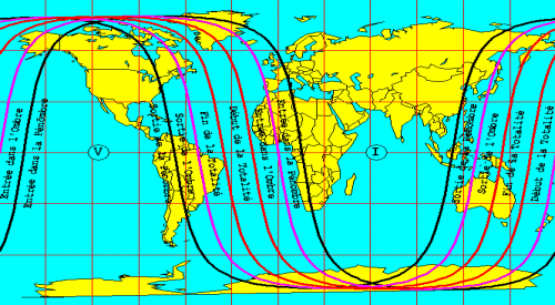 Éclipse totale de Lune visible en Nouvelle-Calédonie, en Polynésie et en Amérique