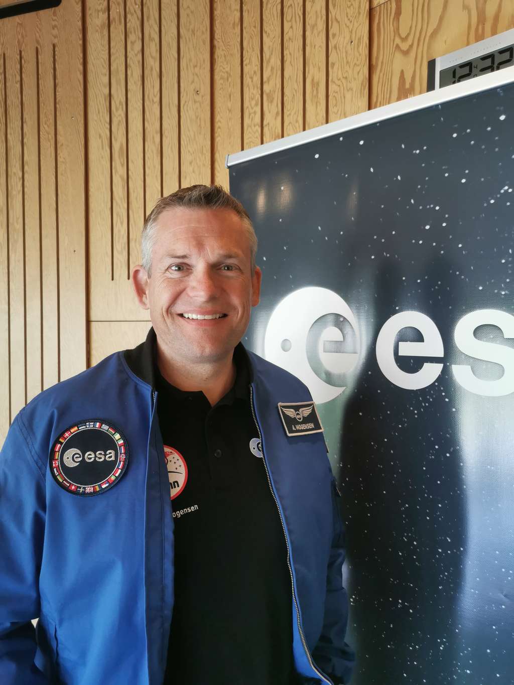 Andreas Mogensen à l'Estec Open Day. © Daniel Chrétien, Futura