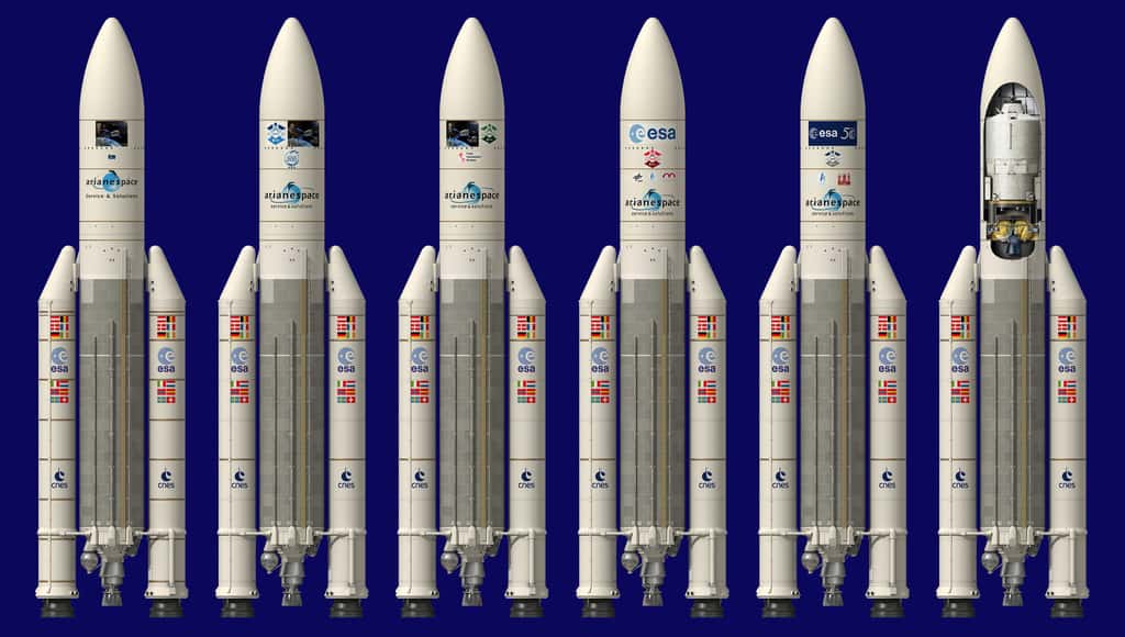 Cinq vols Ariane 5 ont été dédiés au programme ATV. © ESA, D. Ducros