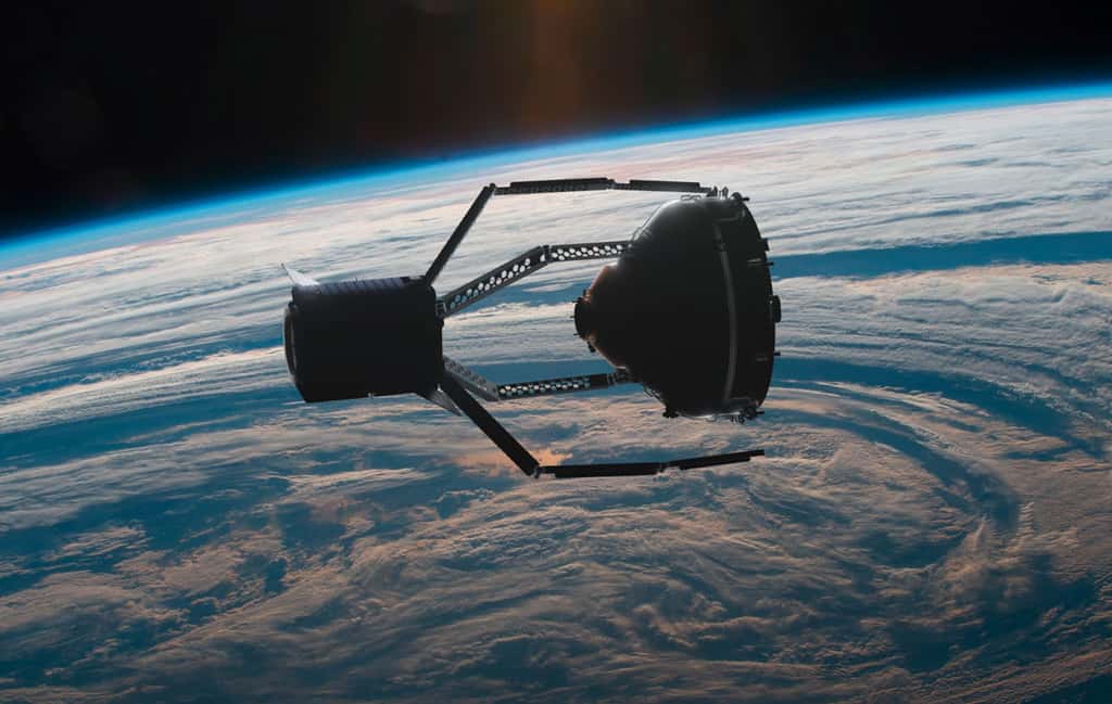 Représentation de la mission ClearSpace-1, qui prendra place en 2025. © ESA, Clearspace