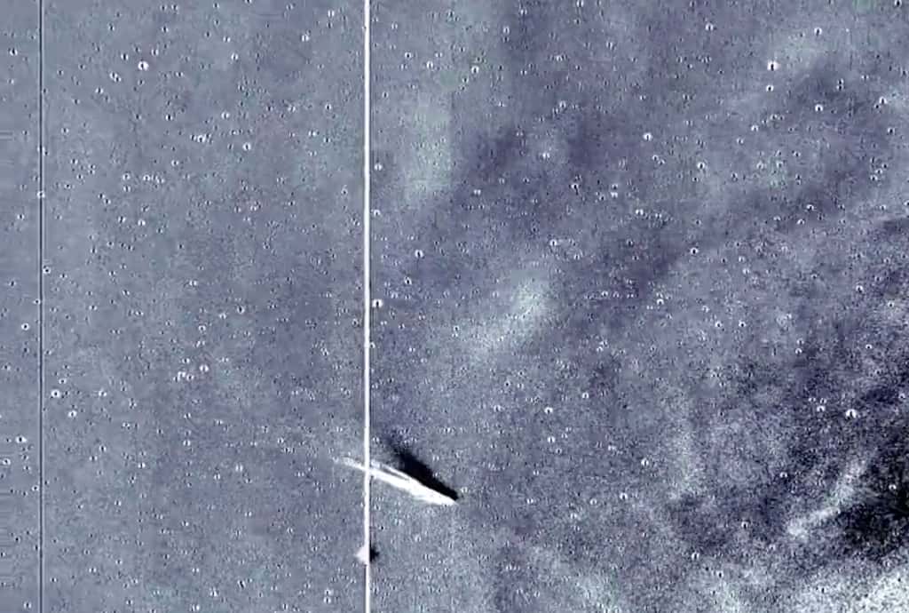Sur la vidéo diffusée par Karl Battams, la comète Nishimura semble traverser des vagues de vents solaires puissants. © K. Battams, Nasa, NRL