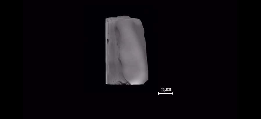 Photo montrant la morphologie 3D par tomodensitométrie de la particule de changesite-(Y). © BRIUG, Handout <em>via</em> Xinhua