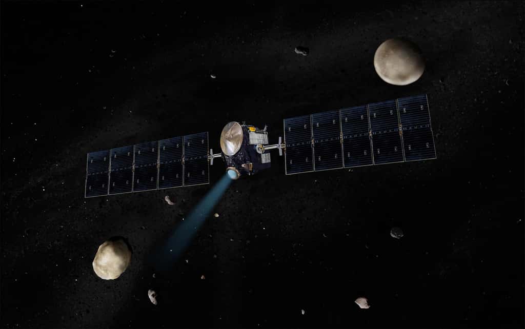 La sonde Dawn a observé Cérès ainsi que Vesta. © Nasa, JPL