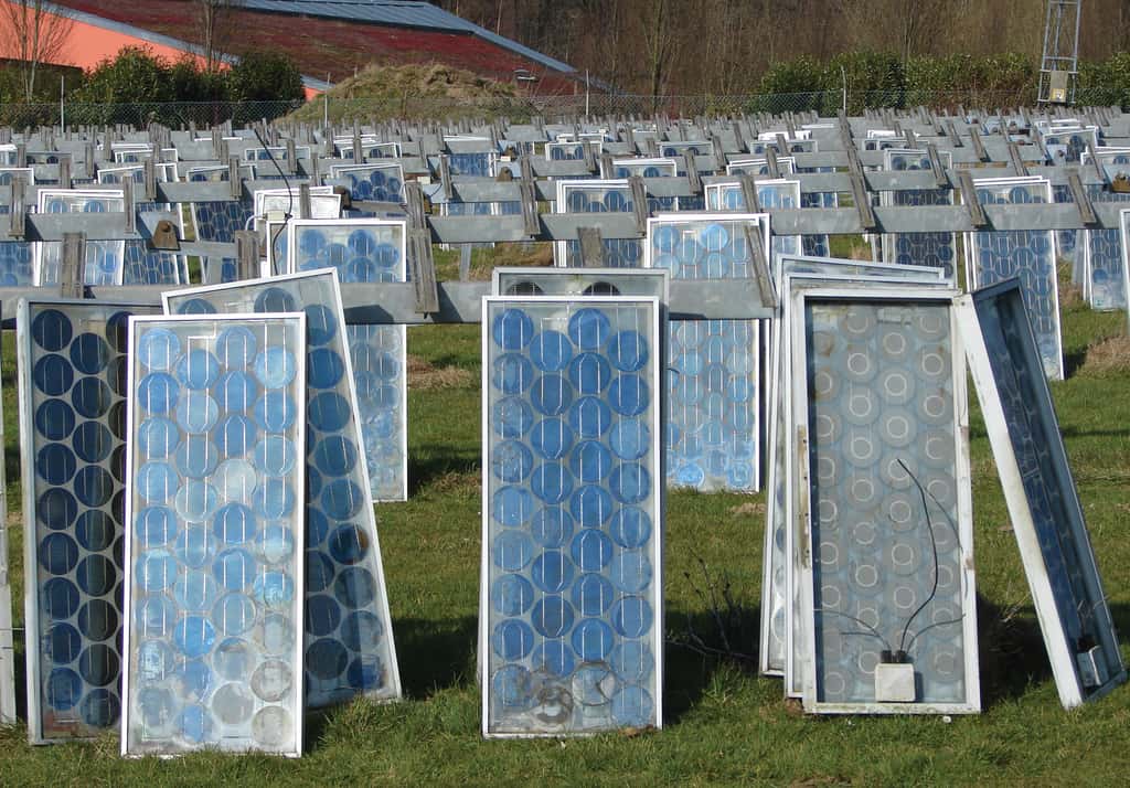 Il n’existe aucune filière de recyclage en Chine pour les panneaux solaires. © PV Cycle