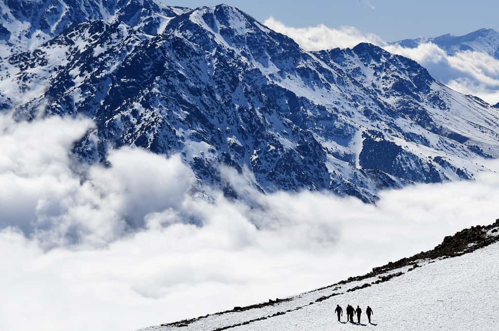 La chaîne de l'Himalaya est formée par la subduction de la plaque indienne sous la plaque eurasienne. © AFP, Fadel Senna