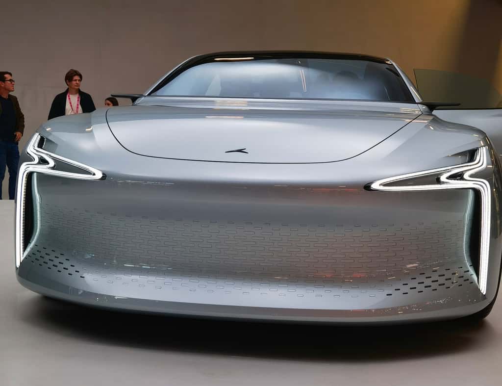 Hopium a profité du Mondial de l’Auto 2022 pour dévoiler la Machina pour la première fois au grand public. Futura y était. © Sylvain Biget pour Futura