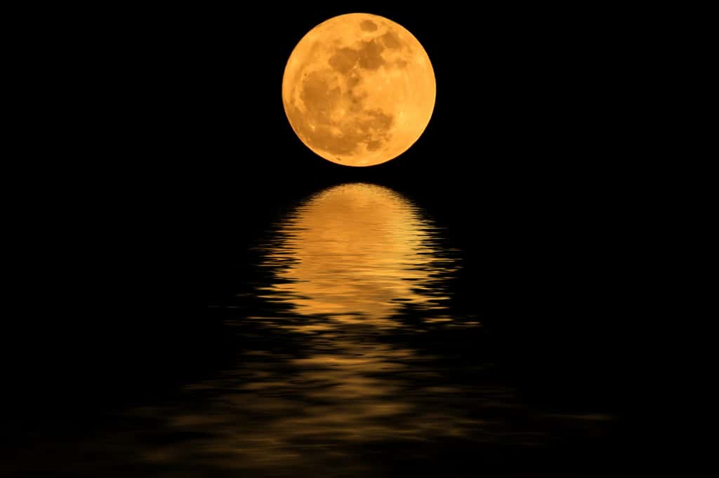 La Lune met l'eau en mouvement. Je suis fait d'eau. Donc, la Lune m'agite. CQFD. © Dsom, Fotolia
