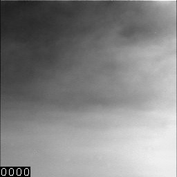 Des nuages observés en 2008 par l'atterrisseur Phoenix, posé en région polaire. © Nasa, JPL