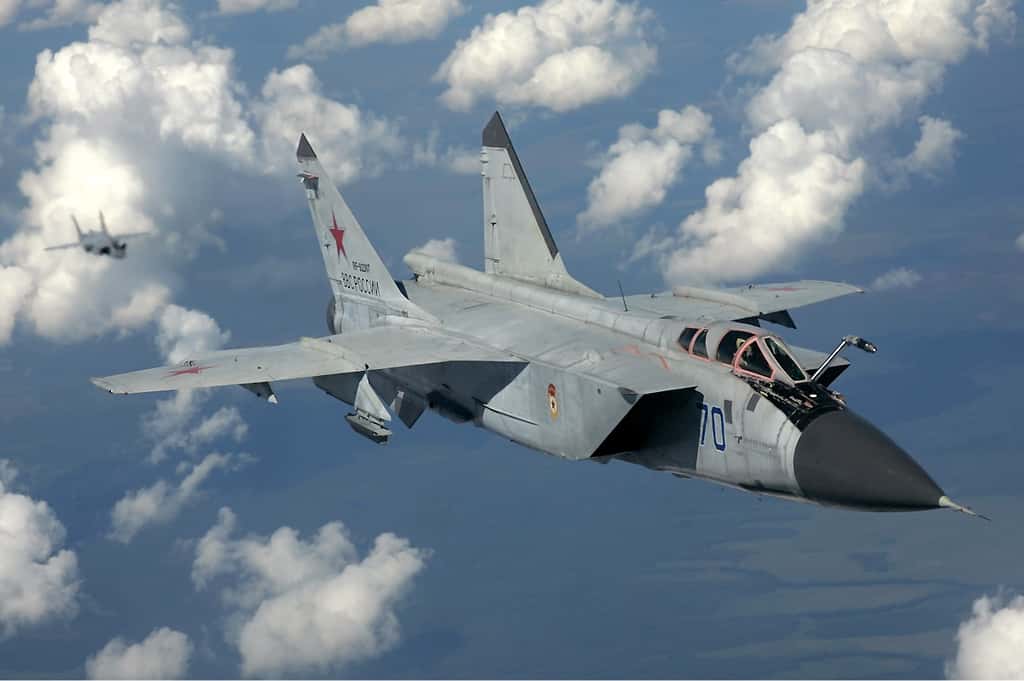 Un MiG-31B, photographié en vol en 2011. © GFDL, Dimitri Pichugin