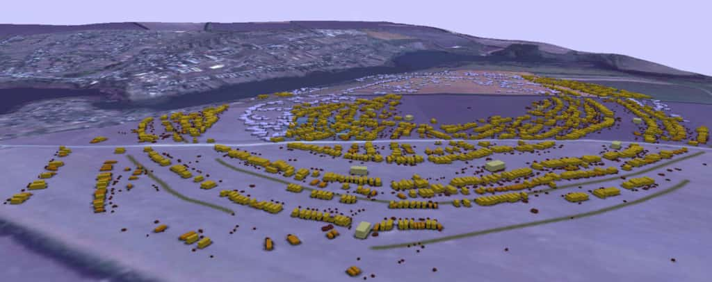 Les archéologues ont réalisé des modélisations en 3D pour décomposer les strates du site de Maidanetske, vers 3700 avant J.-C. © CC BY-SA 3.0, René Ohlrau