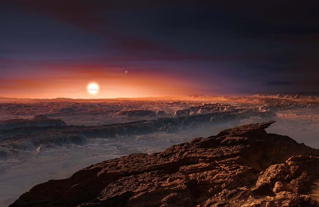 Une vue de Proxima Centauri b. © M. Kornmesser, ESO