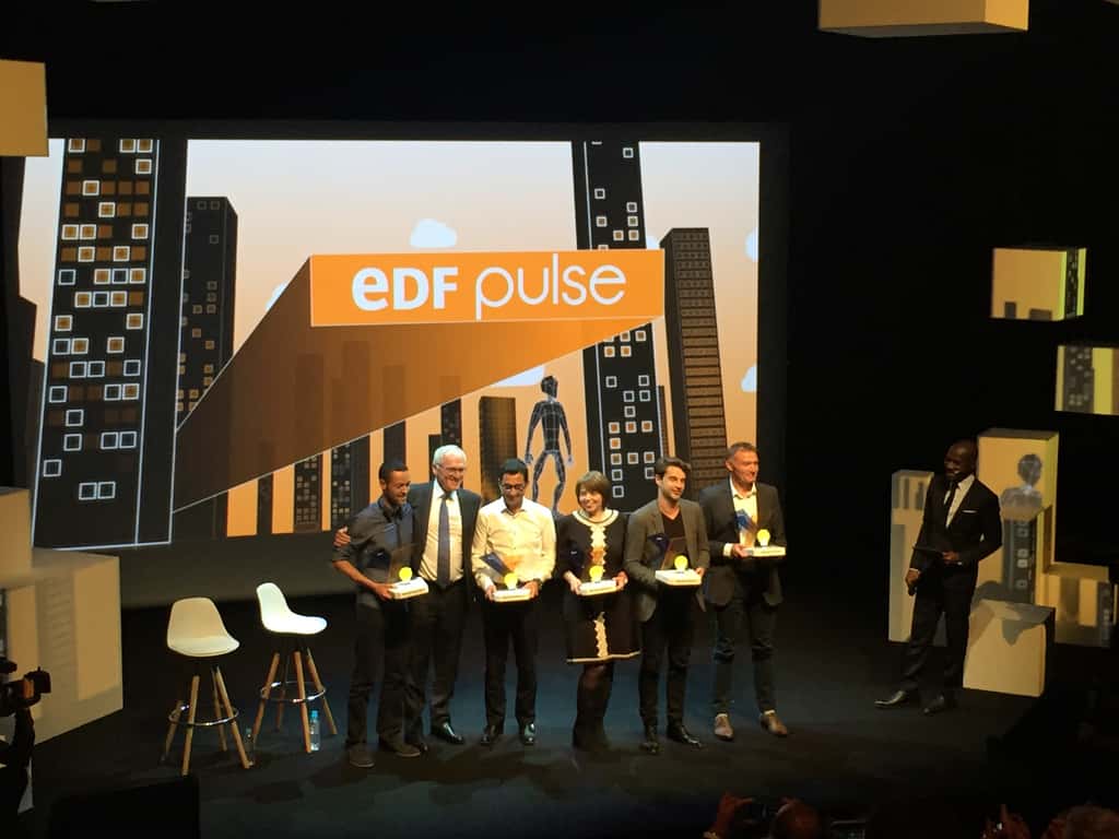 Les lauréats des prix EDF Pulse. © EDF Pulse
