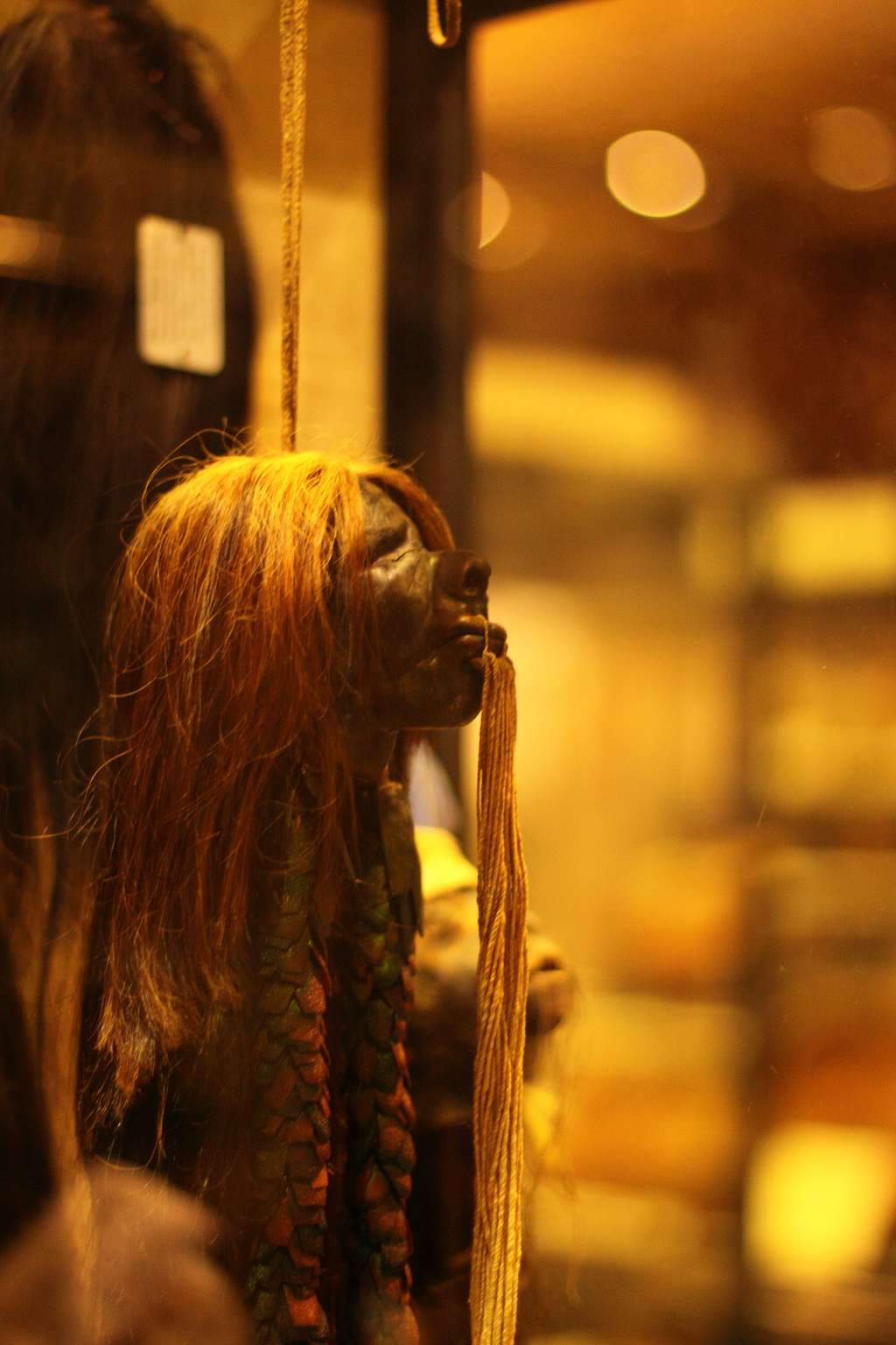 Une tête réduite du <em>Pitt Rivers Museum</em>. © Narayan k28 