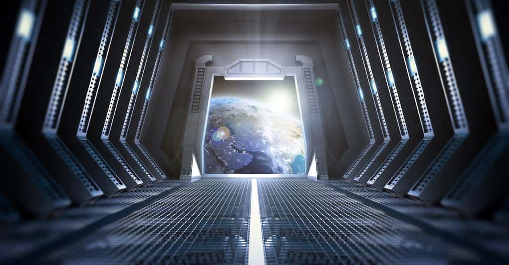 L'intérieur d'un vaisseau spatial du film Star Wars. © Shutterstock