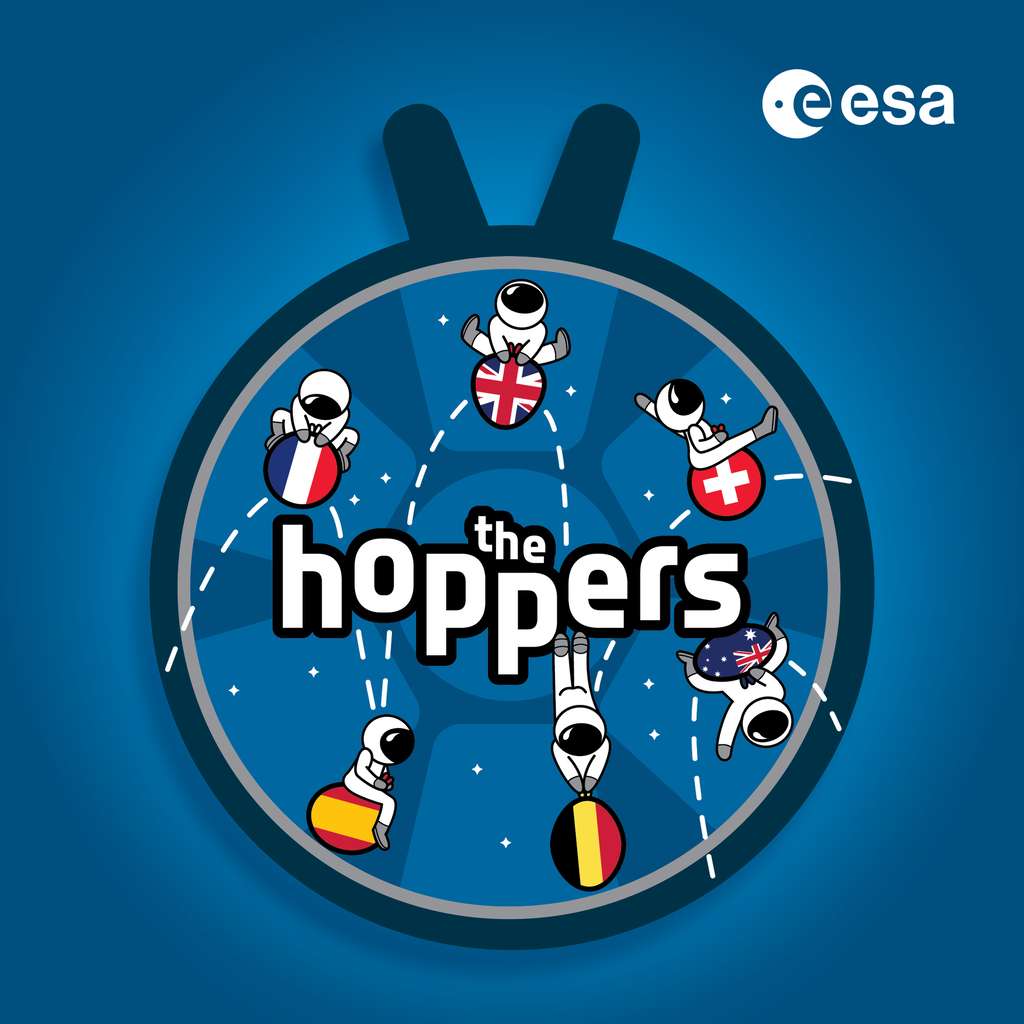 Le patch de la promotion des <em>Hoppers</em>. © ESA, K. Lochtenberg