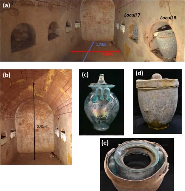 La tombe romaine découverte en Andalousie, scellée pendant 2 000 ans, abritait plusieurs artefacts funéraires intéressants. © Cosano, Román and al.