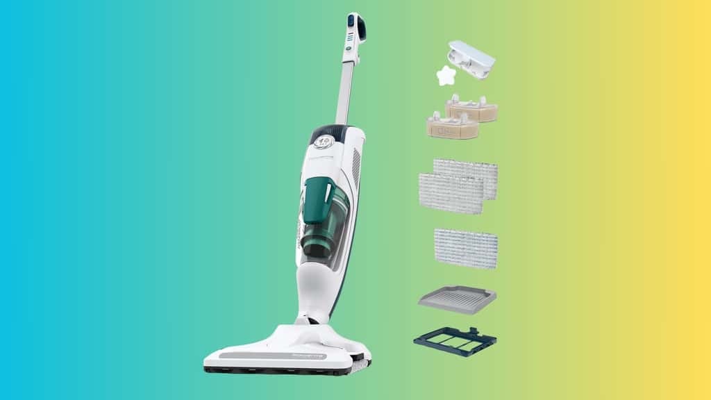 L'aspirateur balai Clean et Steam Revolution Rowenta est en réduction à l'occasion des soldes d'été © Amazon
