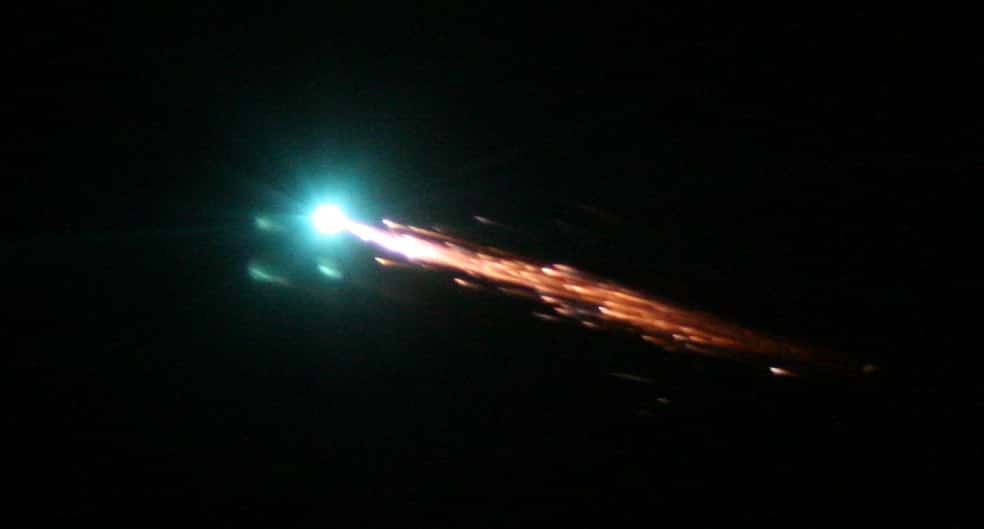 La rentrée destructive de l'ATV-1 Jules Verne en septembre 2008. © ESA