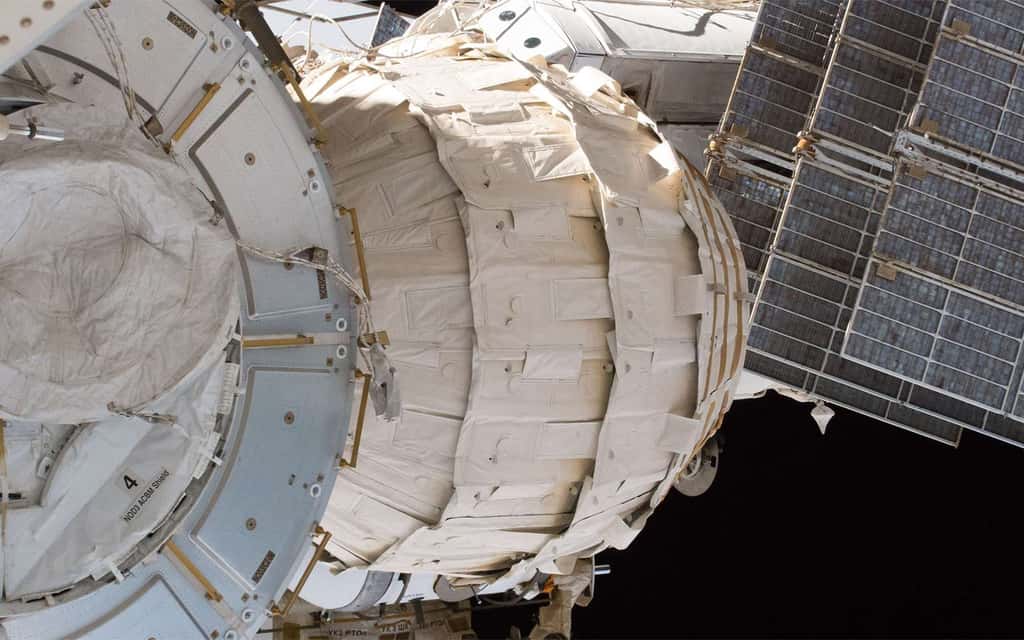 Le module gonflable Beam, amarré à l'ISS depuis 2016. © Nasa