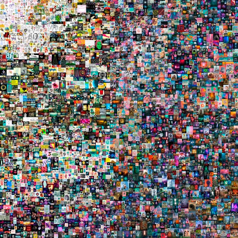 Ce montage de 5.000 vignettes, qui représentent 5.000 jours, s'est vendu 69 millions de dollars. © Beeple