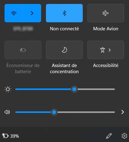 Par défaut, le Bluetooth n'est pas activé, et c'est possible de l'activer en un clic. © Futura