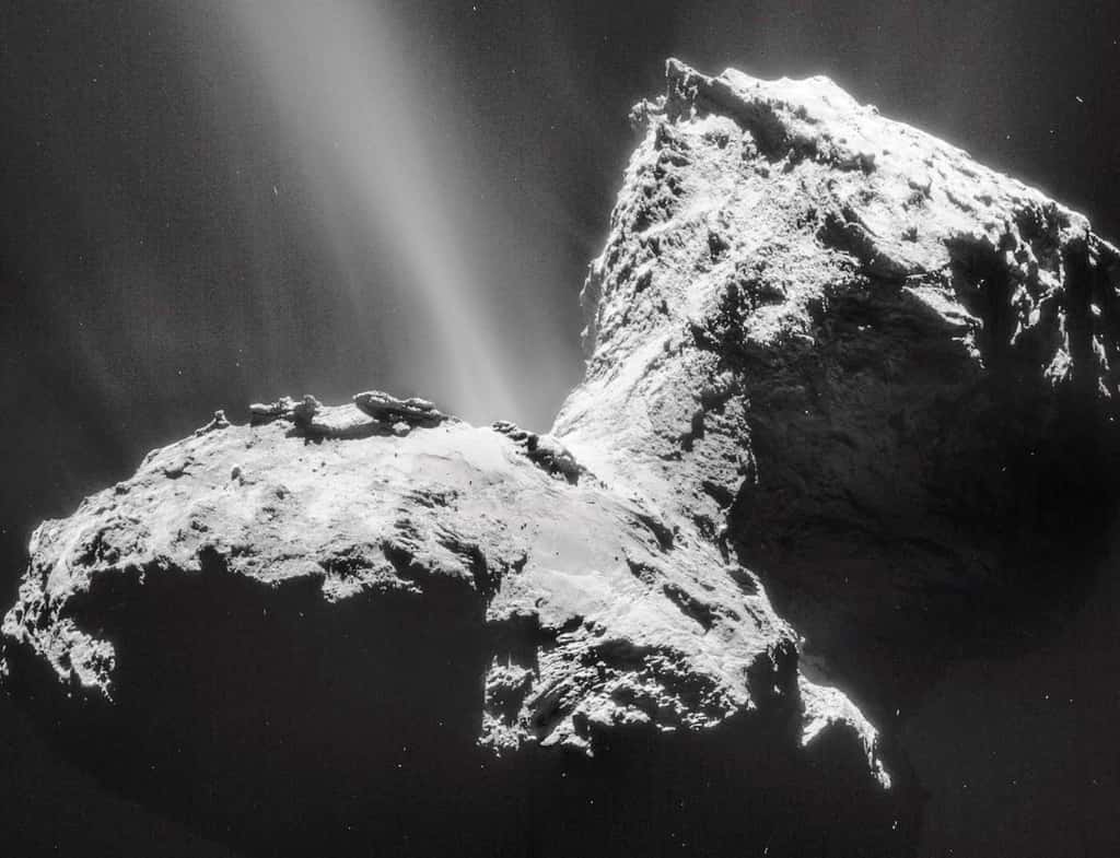La sonde Rosetta s'écrasera très bientôt à la surface de la comète Churyumov-Gerasimenko. © ESA