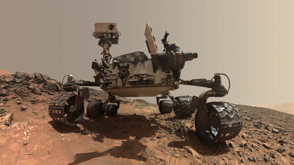 Le rover Curiosity, en opération sur Mars depuis 2012. © Nasa, JPL/Caltech