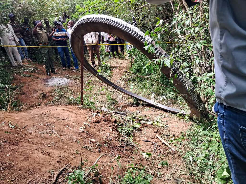 L'anneau trouvé au Kenya. © Stringer, Anadolu, Getty Images