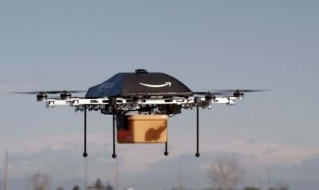Le projet de mini-drones de livraison d'Amazon, Prime Air est toujours d'actualité. © AFP photo, Amazon