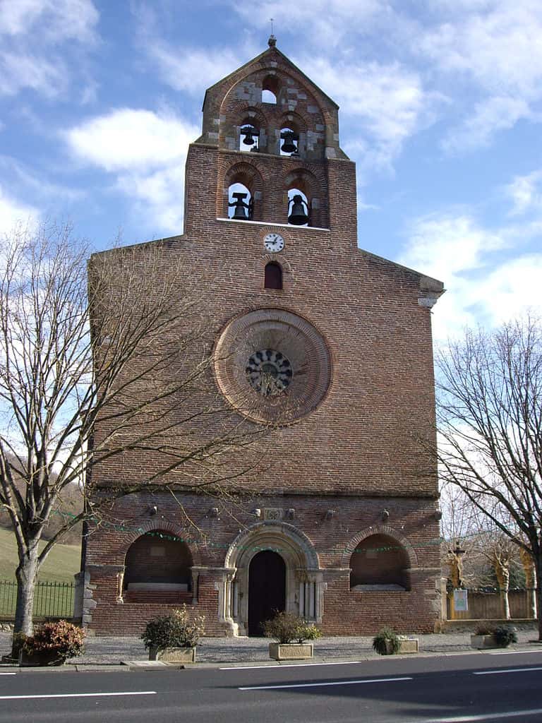 L’église Saint-Christophe, à Montsaunès, est la seule église templière de France dont l’architecture soit restée intacte. © Florent Pécassou, Wikimedia Commons, GNU 1.2