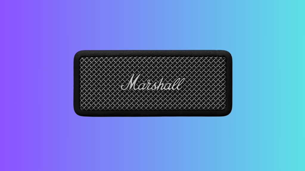 Marshall Emberton II : -39 % sur cette enceinte portable Bluetooth © Cdiscount