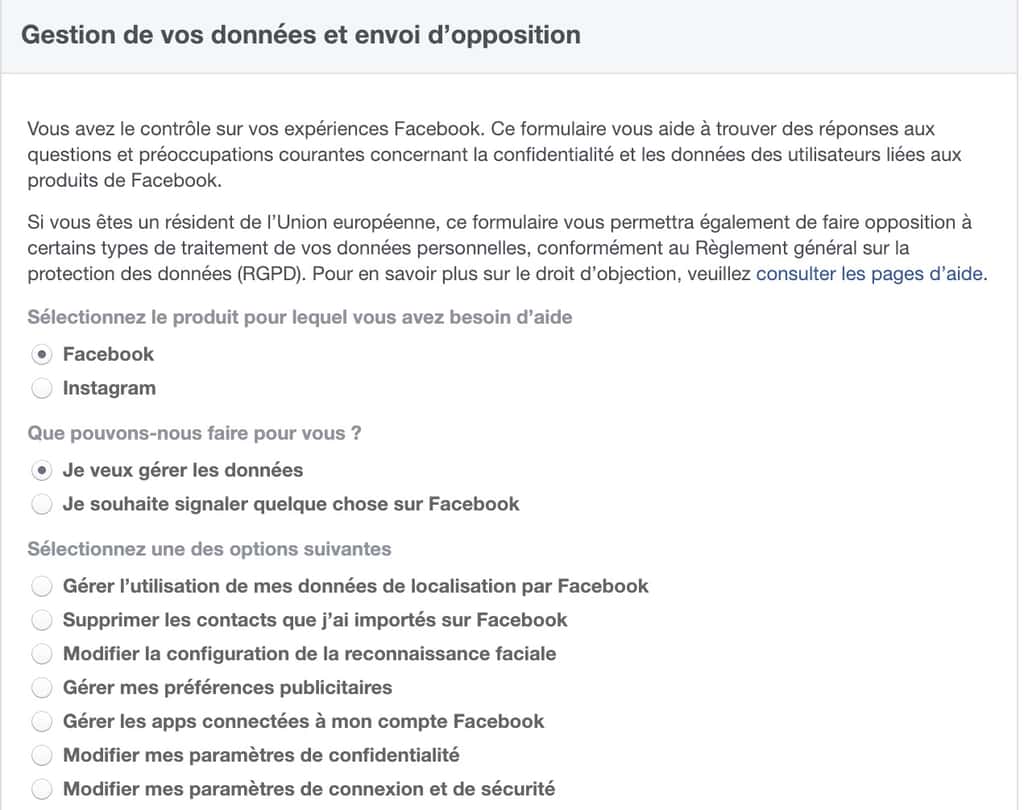 Les internautes européens peuvent s'opposer au traitement des données personnelles effectué par Facebook. © Futura
