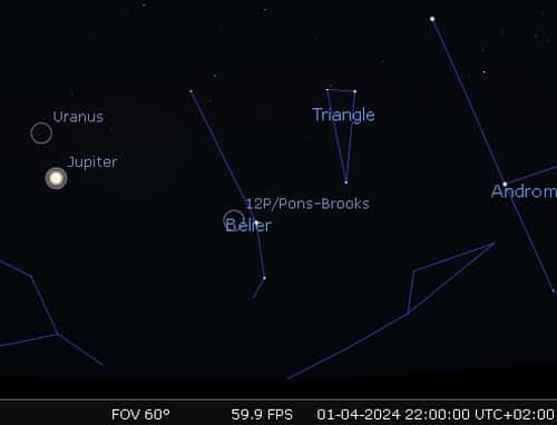 Observez la comète Pons-Brooks