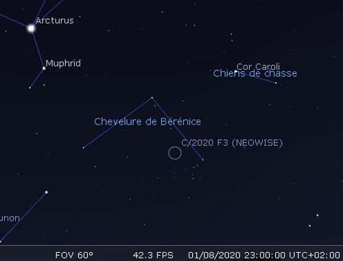 Observez la comète Neowise (C/2020 F3)