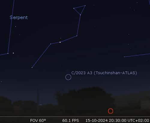 Observez la comète Tsuchinshan-Atlas