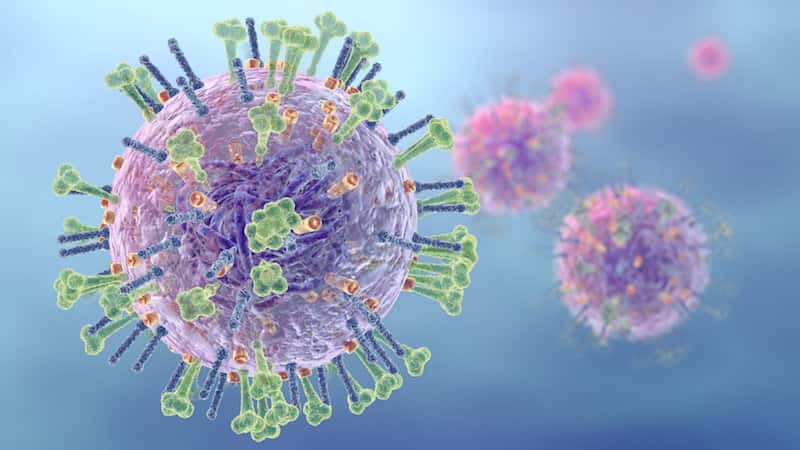 Image d'illustration du virus Influenza, responsable de la grippe saisonnière. © Axel Kock, Adobe Stock