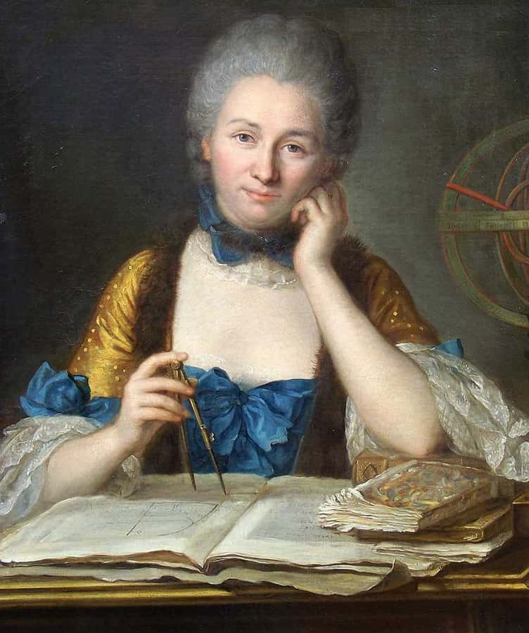 Madame Du Châtelet à son bureau par Maurice Quentin de La Tour - © Wikimédia Commons, domaine public