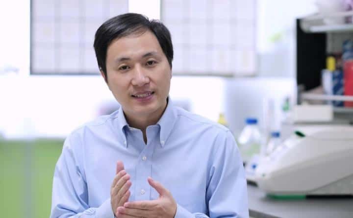 Dans une vidéo diffusée en novembre 2018, Jiankui He a expliqué qu’il avait modifié l’ADN des embryons <em>in vitro</em> en utilisant la technique d’édition génomique CRISPR. © Jiankui He, Youtube