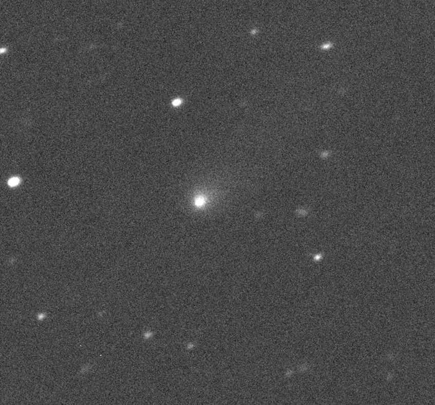 La comète C/2019 Q4 vue par le télescope Canada-France-Hawaï le 10 septembre 2019. © <em>Canada-France-Hawaii Telescope</em>
