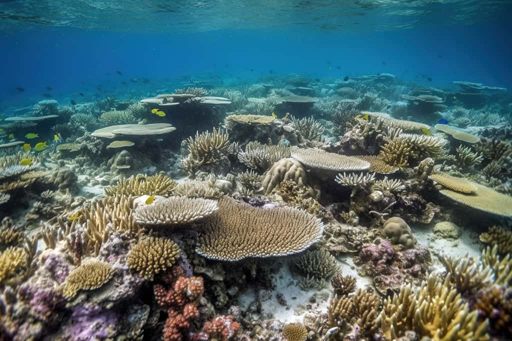 la moitié des coraux du monde sont dans un état de blanchiment extrême. © bluebeat76, Adobe Stock