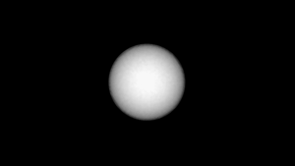 Deimos passant devant le Soleil le 17 mars 2019, vue par la Mastcam de Curiosity. L'éclipse a duré plusieurs minutes. La séquence a été accélérée 10 fois. © Nasa/JPL-Caltech/MSSS