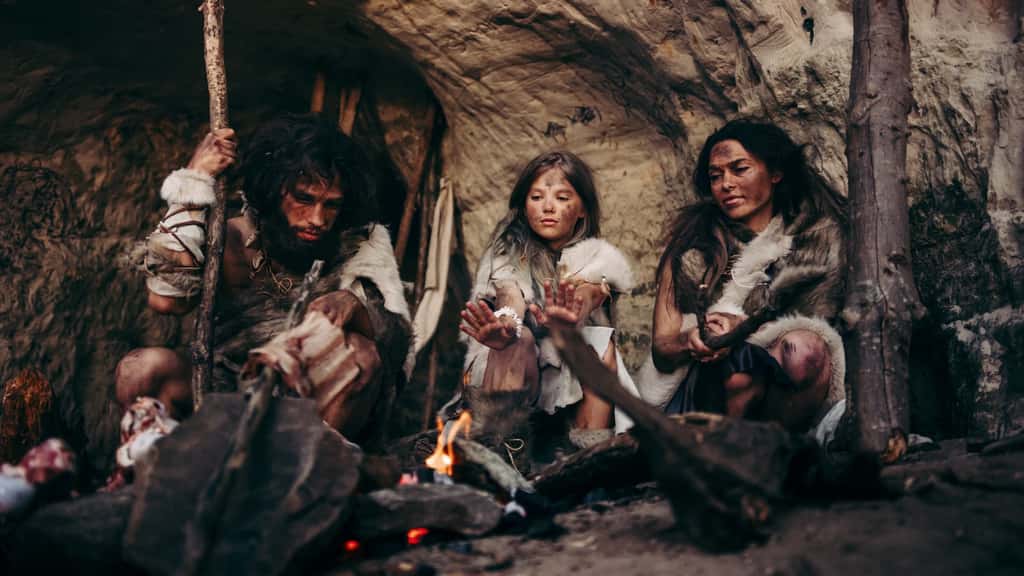 Néandertal définissait des zones dédiées aux différentes activités du groupe au sein de son habitat. © Gorodenkoff, Adobe Stock