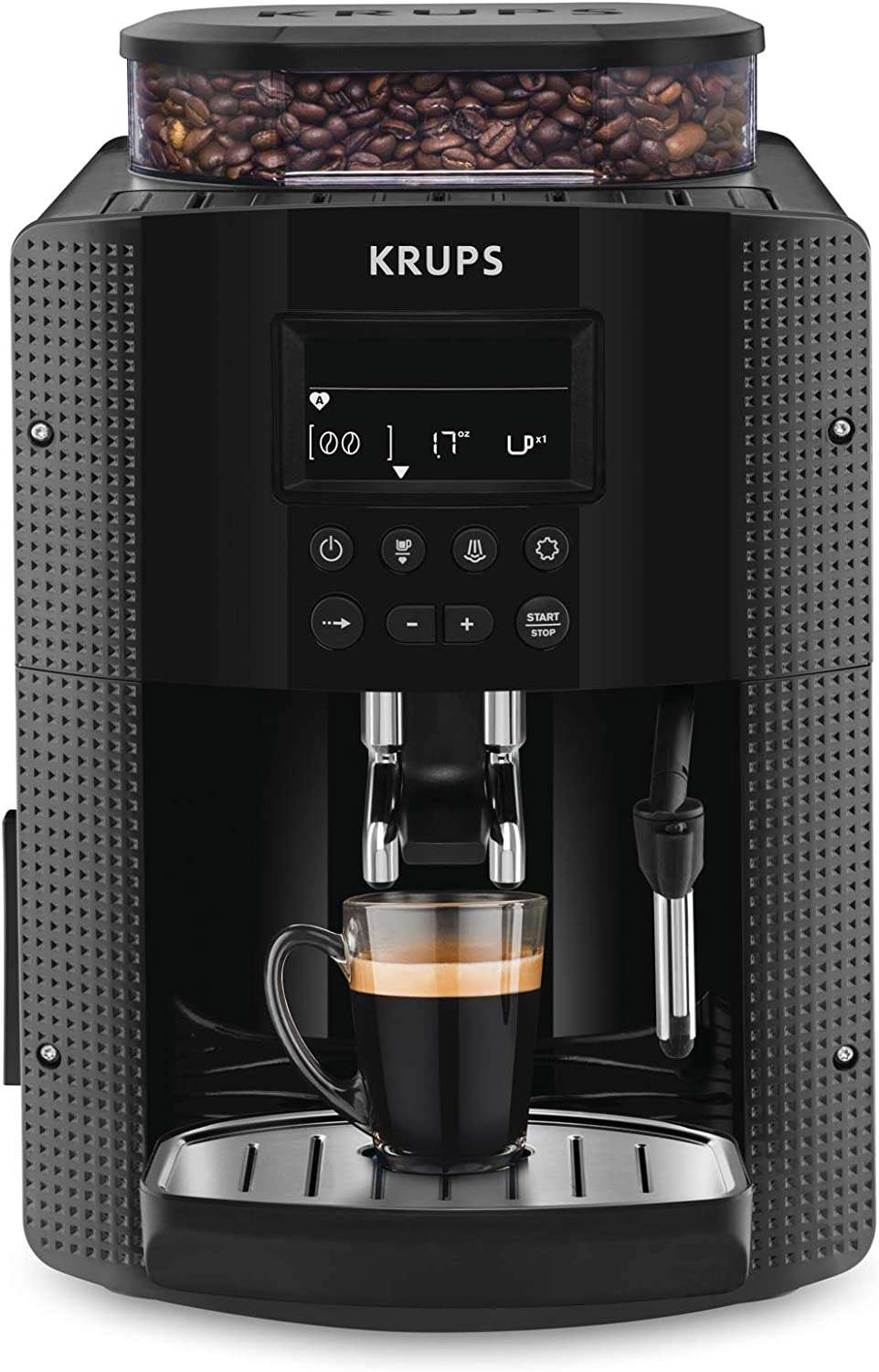 La machine à café à grain broyeur Krups Essential YY8135FD à prix réduit sur Amazon © Amazon