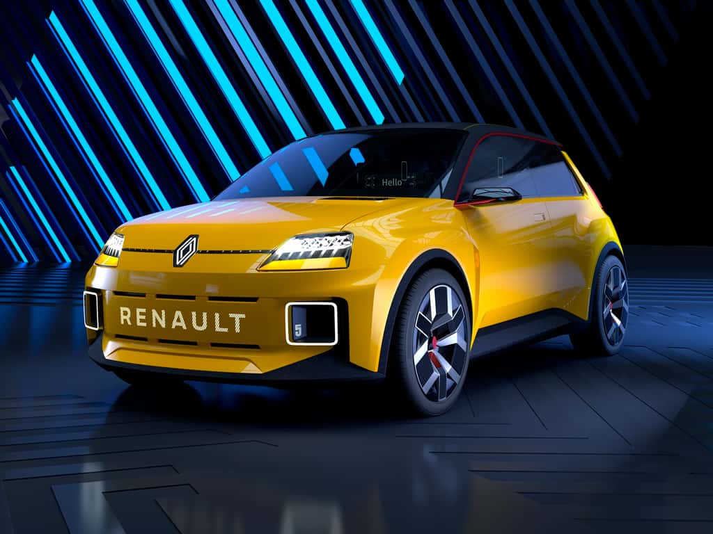 Le style de la Renault 5 électrique sera bien plus agressif que celui de son ainée. © Renault